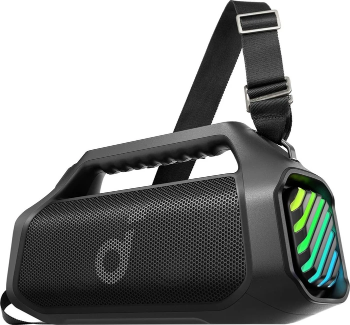 EUFY Soundcore Boom 2 Pro tragbarer Bluetooth Lautsprecher, Schwarz, Kabellos, 140W, A3134A11