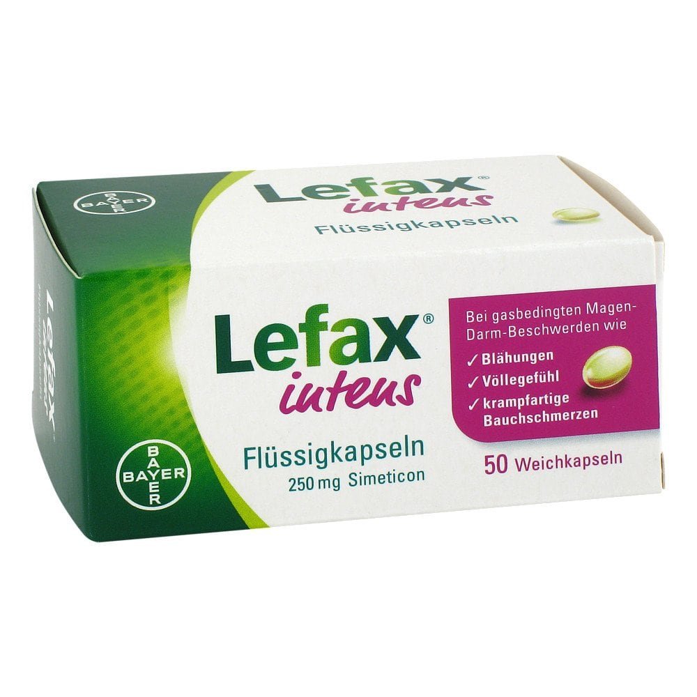 Bayer Vital GmbH Lefax intens Flüssigkapseln 250 mg Simeticon 10537853