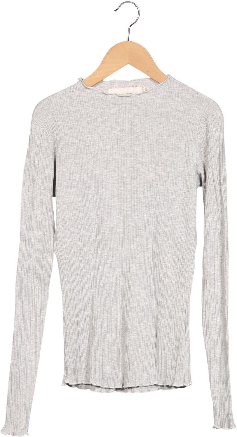 Karen by Simonsen Damen Langarmshirt, Grau, Gr. S, kein / Etikett - Second Hand