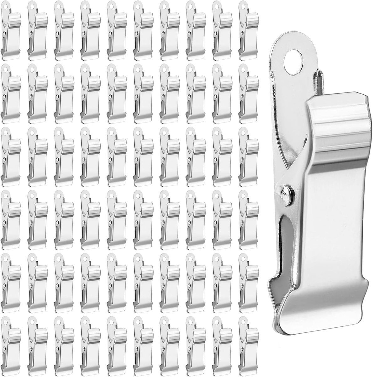Metalen Mini Klemmen - Zilver - 4 cm