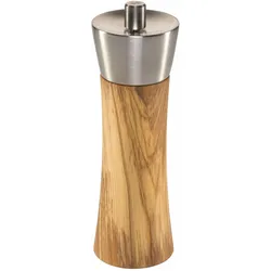 Zassenhaus Salzmühle Augsburg Olivenholz, 18 cm, Pfeffermühle + Salzmühle, Braun