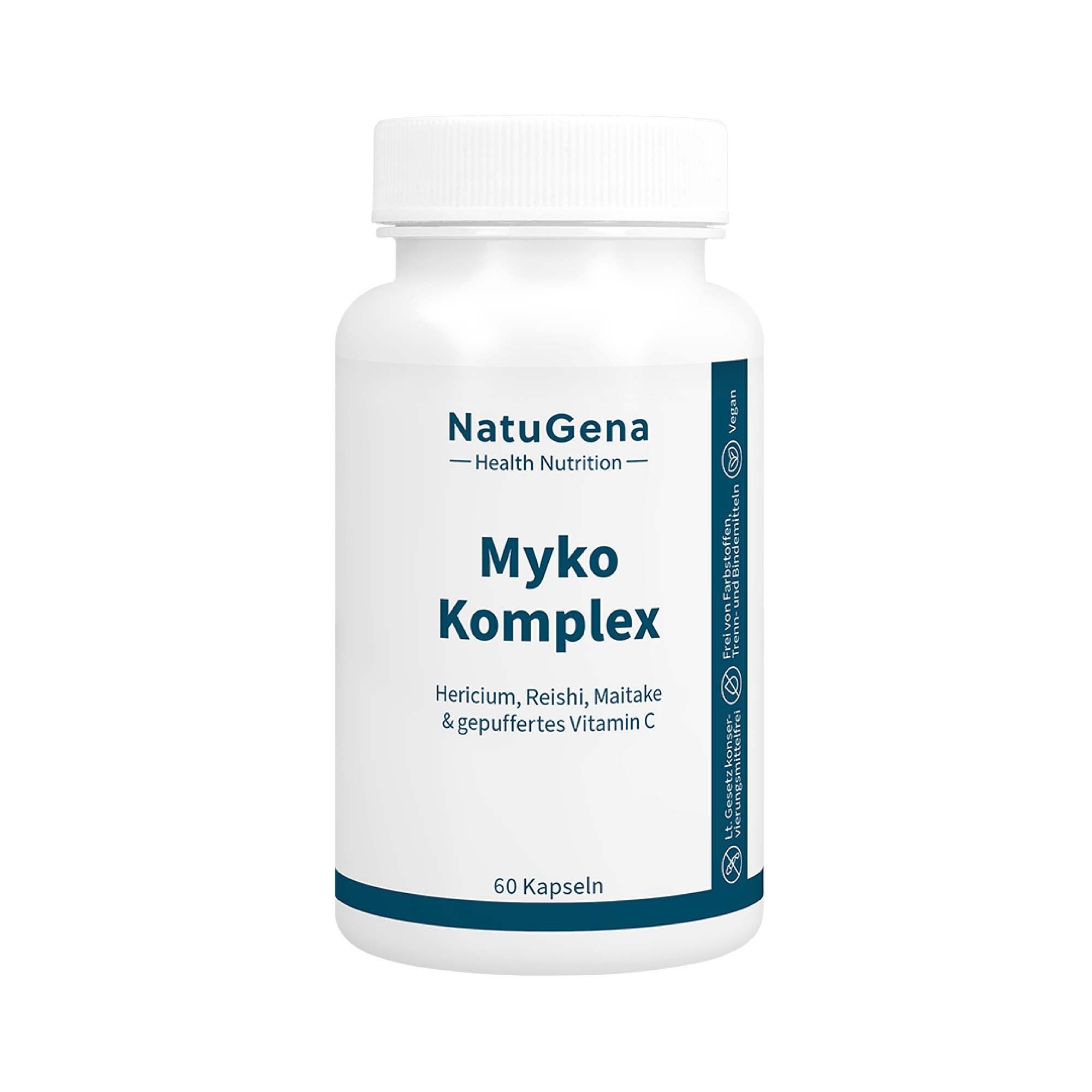 Myko-Komplex Reishi+Maitake+Vitamin C Kapseln 60 St