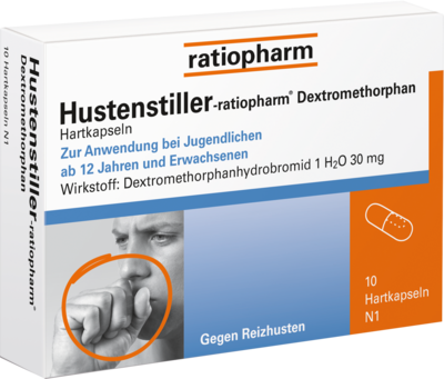 ratiopharm GmbH HUSTENSTILLER-ratiopharm Dextromethorphan Kapseln 10 St 09230807