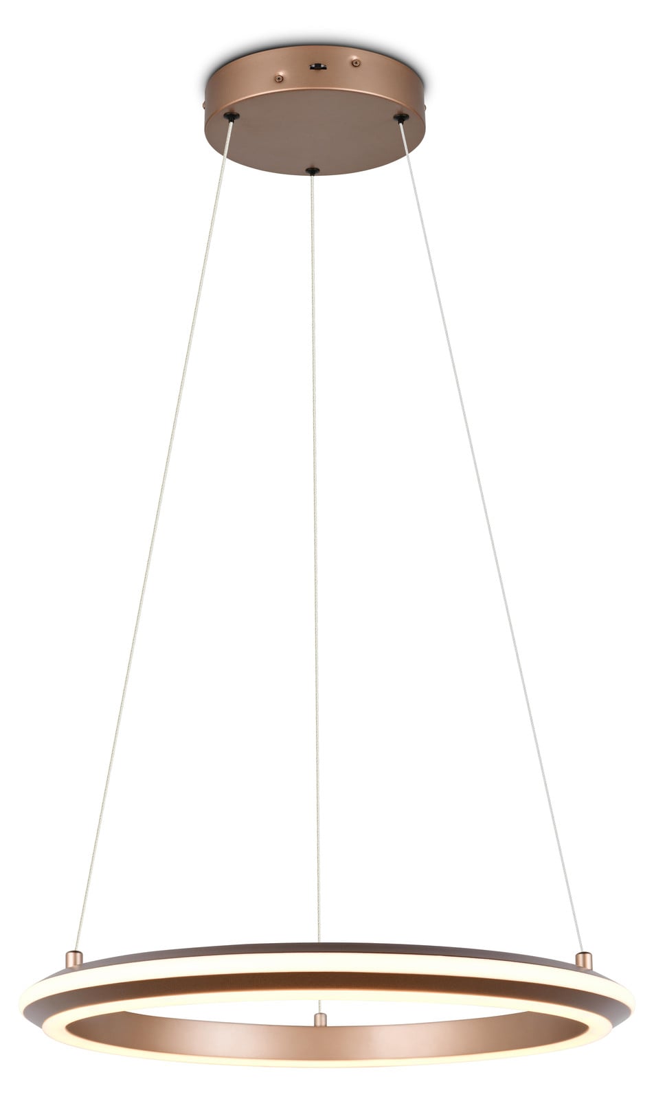 Trio Amador Hanglamp Mokka Bruin Metaal Ø 45 cm