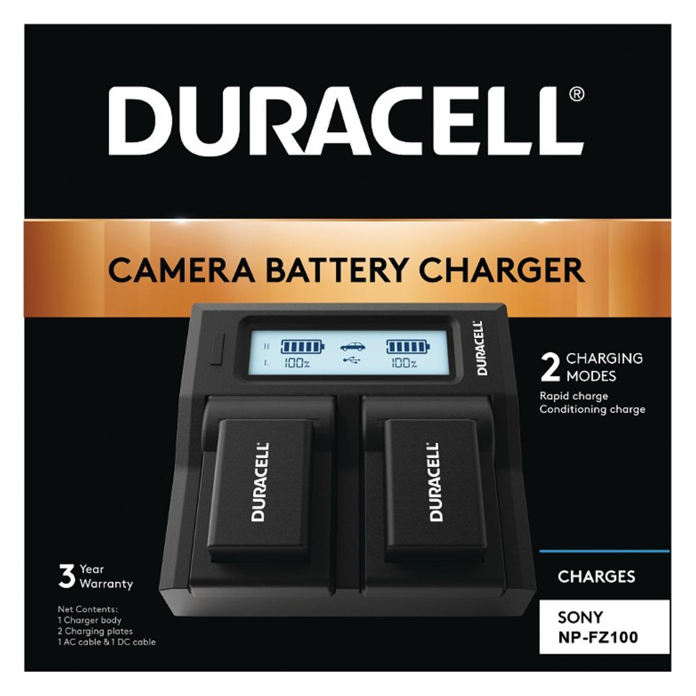 Duracell LED Dual DSLR Battery Charger (Kamera Akku Ladegerät) (DRS6122)