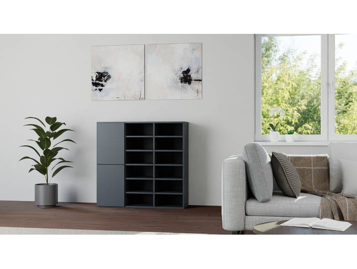 Stylisher Weinschrank nach Maß Premium Dekore Schwarz