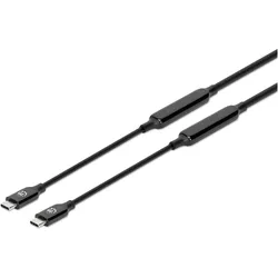 Manhattan USB 3.2 Gen 2 Aktives Typ-C Kabel (5 m, USB 3.2 Gen 2, 60 W), USB Kabel