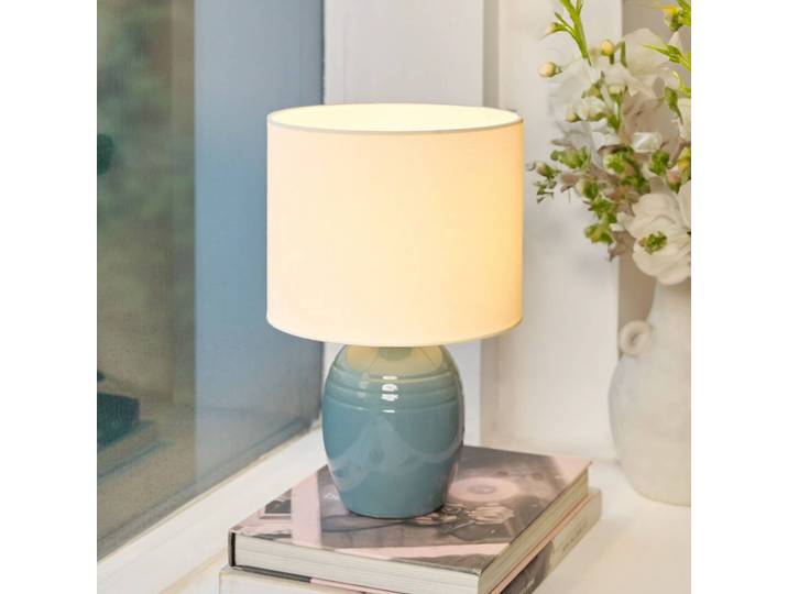 Pauleen Tischlampe SEA RHYTHM, weiß / opal, für Wohn- / Esszimmer, Keramik, Junges Wohnen, Tischlampe