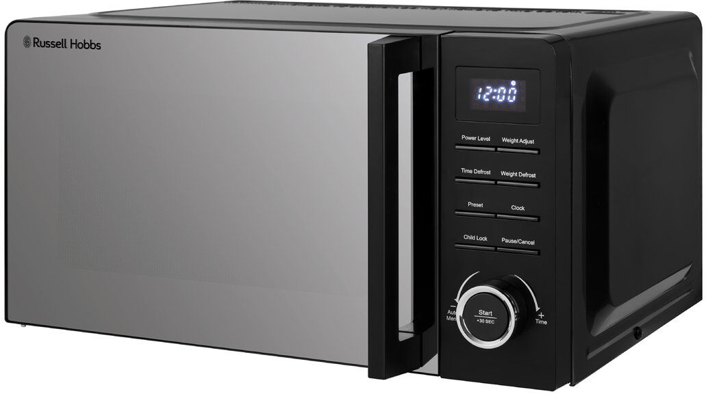 Russell Hobbs Rhm1736b 17 Litre Black Digital Microwave Black 26.2cm H X 45.2cm W X 36cm D