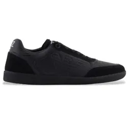 EA7 Unisex. 7X000405_AF19826 Heritage Eagle Leder Turnschuhe schwarz (42), Wohnung, Schnürsenkel, Lässig