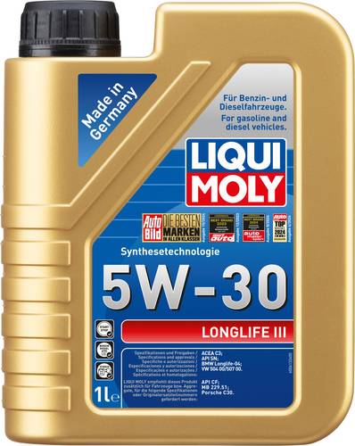 Liqui Moly Longlife III 5W-30 20646 Motoröl 1l