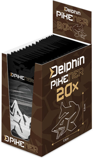 Porte-clés ouvre-bouteille Delphin PIKENER argent argent