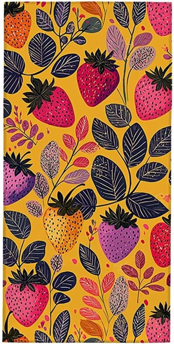 Strandlaken Microvezel Badhanddoek Groot Meerkleurig B/D: 90 x 180 cm