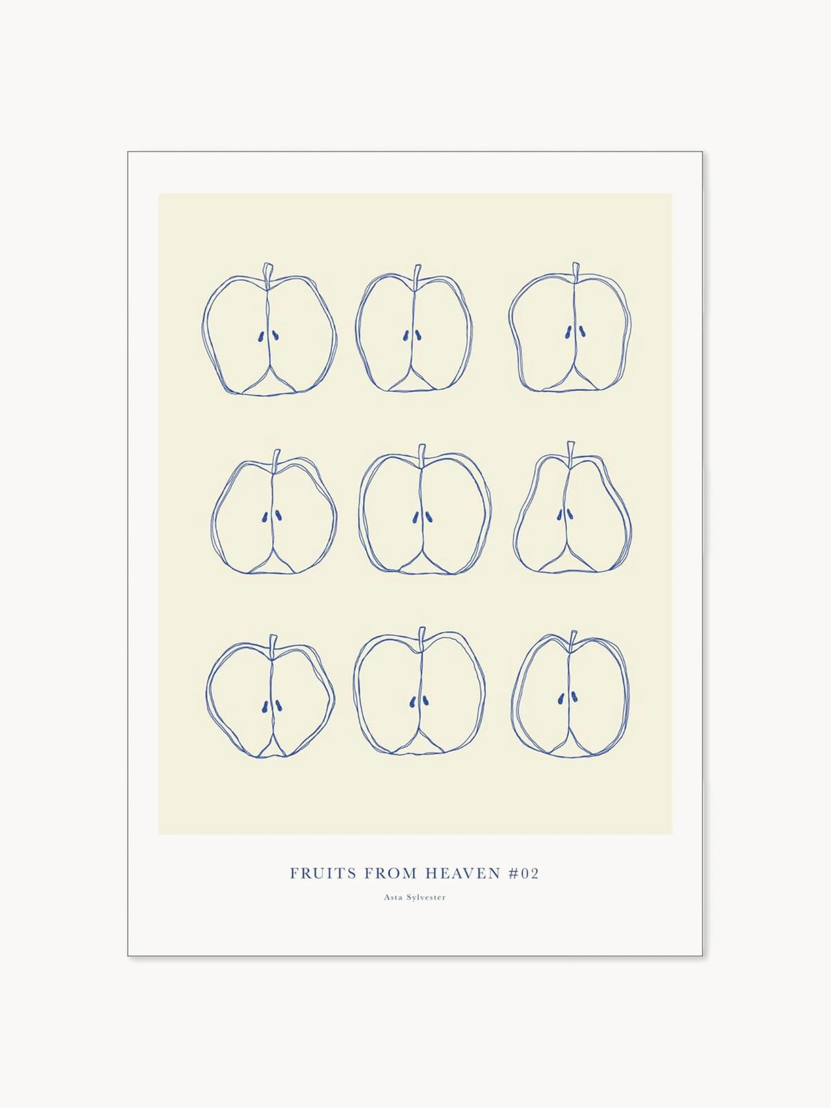 Poster Fruits From Heaven No. 2 met lijst