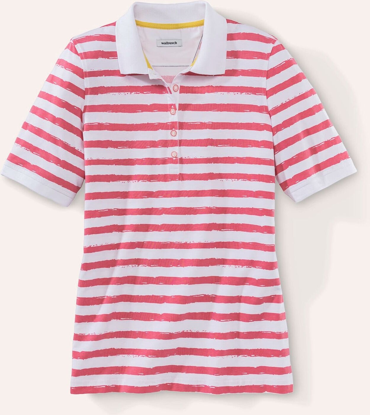 Walbusch Jersey Polo, normale Größen, Farbe Rot, 44, leichte sommerliche Jerseyware angenehme Baumwolle Damen