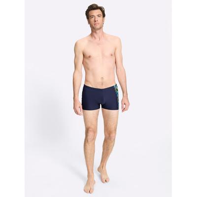 Badehose, Herren, Gr. 7, Normalgrößen, blau (marine), Elasthan, Polyamid, Badehosen Badehose
