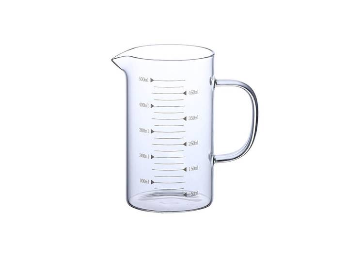 BJ 500 ml Maatbeker van Borosilicaatglas