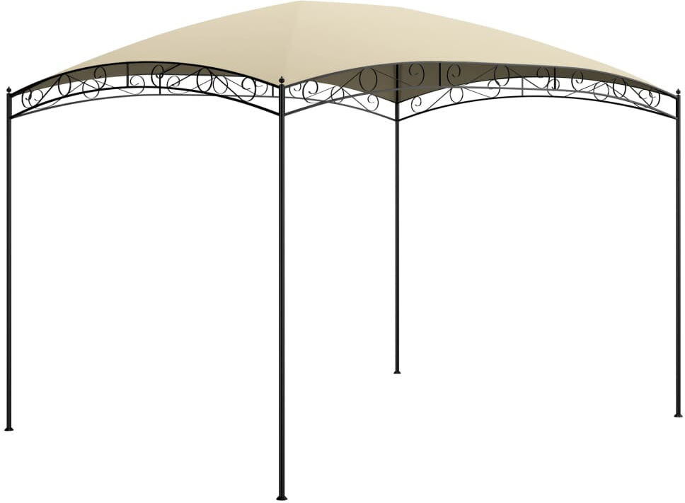 Marlow Home Co. Slough 3m x 4m Steel Pop-Up Gazebo Cream 400cm W X 300cm D X 265cm H