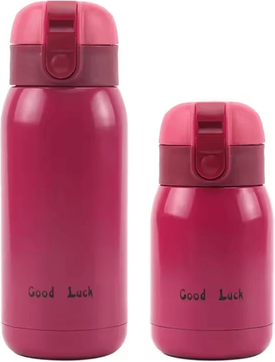 Inspire Essentials Mini Stainless Steel Thermos Cup Portable Insulated Coffee Mug 200ml red