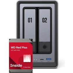 Ugreen NASync DXP2800 (2 x 4 TB, WD Red), NAS