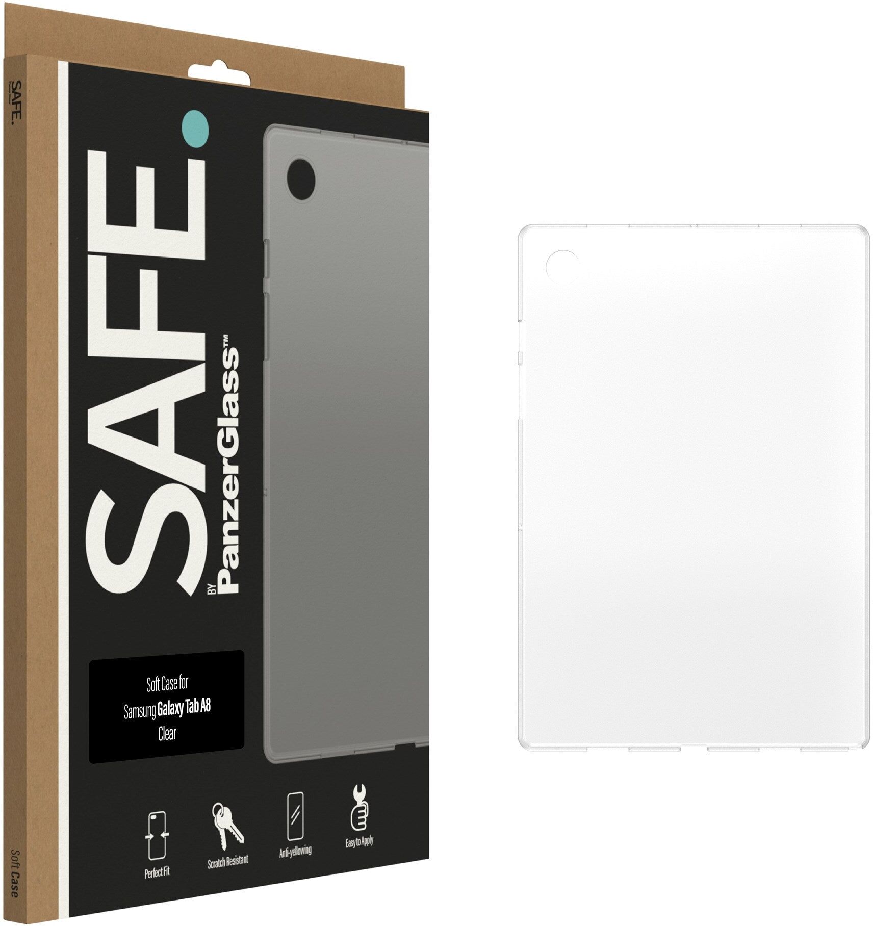 Samsung Galaxy Tab A8 10.5" (2021) Safe By PanzerGlass® TPU Case - Gennemsigtig