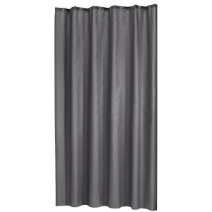 Sealskin Duschvorhang Madeira, 120 x 200 cm, wasserabweisend, waschbar, aus Polyester, grau