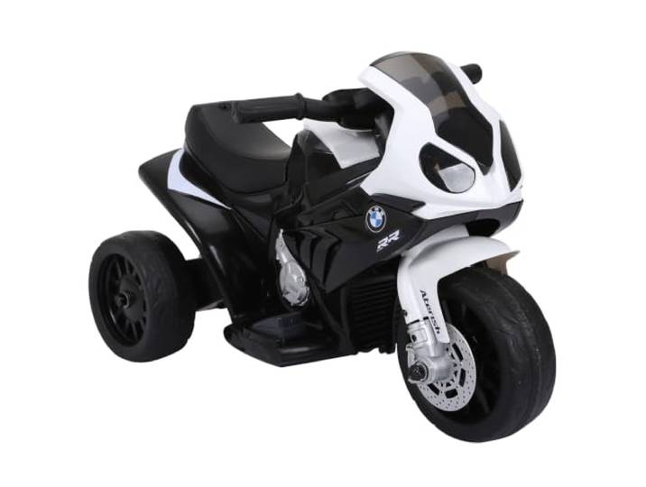 HOMCOM BMW S1000RR 6V Elektromotorrad mit Scheinwerfer mit Musik Schwarz