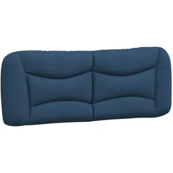 vidaXL Kopfteil-Kissen "Hvar" Blau 140 cm Stoff