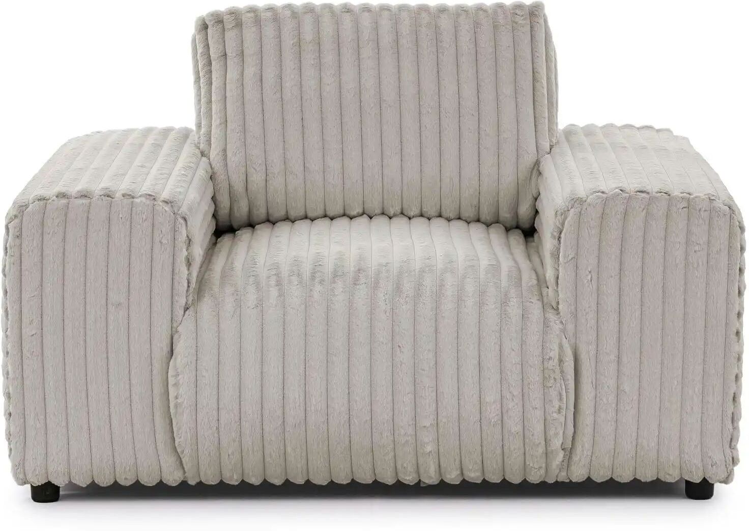 S-STYLE Sessel  Mollis ¦ grau ¦ Maße (cm): B: 119 H: 79