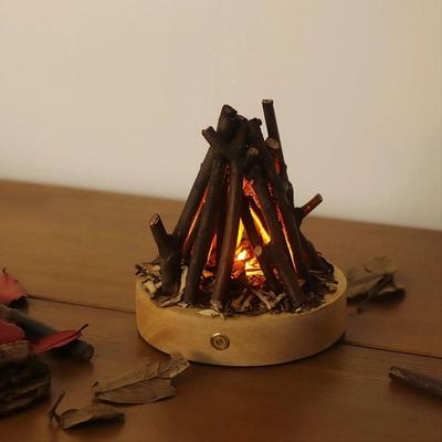 Uplift Essentials Flameless LED Bonfire Atmosphere Lamp Flameless LED Bonfire Atmosphere Lamp
