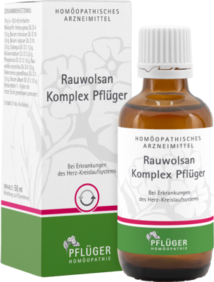 Homöopathisches Laboratorium Alexander Pflüger GmbH & Co. KG RAUWOLSAN Komplex Pflüger Tropfen 50 ml 05549848