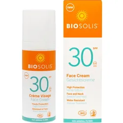 Bio Sonnencreme Gesicht Anti-Aging LSF 30 Biosolis 50 ML