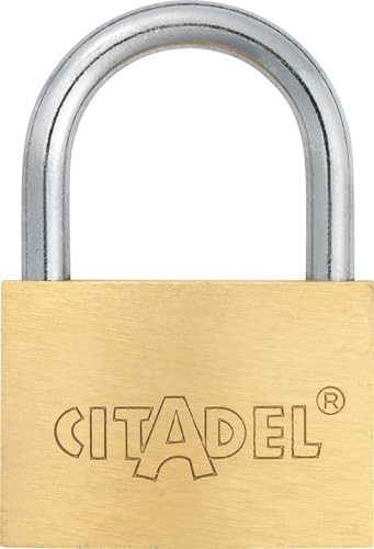 ABUS 31995 CITADEL CF30 C hangslot in messing met zilver en goud uitvoering