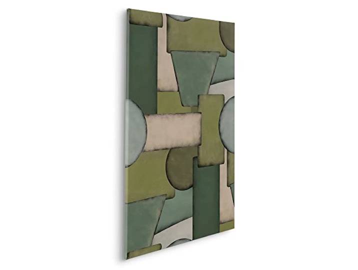 Komar Ubongo Tableau sur châssis en bois véritable 60 x 90 cm - Impression murale\, décoration murale\, design\, salon\, chambre à coucher