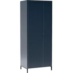 DREHTÜRENSCHRANK Linna mit zwei Türen 80 cm Dunkelblau