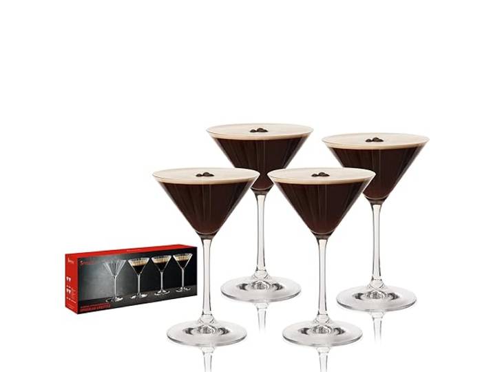 Spiegelau Lifestyle 4450194 Lot de 4 verres à martini en cristal 220 ml