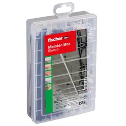 Fischer Dübelsortiment Meister-Box Elektro (155 Teile) - 553345