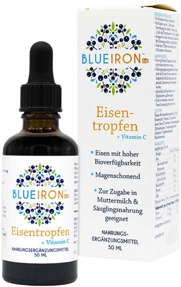 Blueiron Eisentropfen + Vitamin C