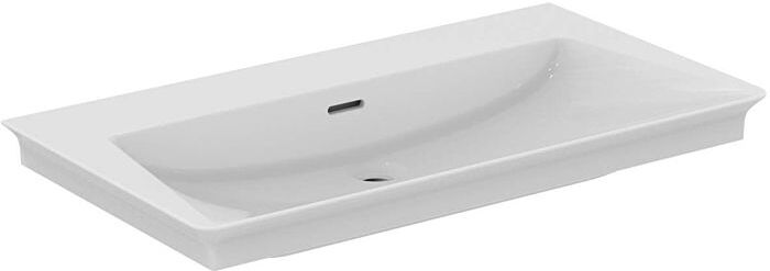 Ideal Standard Dolce Vita Möbel-Waschtisch E2701MA 86x47x14,5cm, ohne Hahnloch, mit Überlauf, weiß Ideal Plus