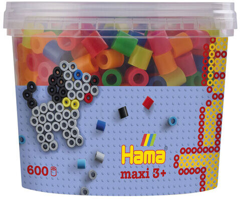 Hama Bügelperlen-Mix "Neonfarben", Maxi-Perlen