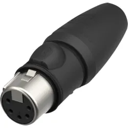 Neutrik XLR 5P Connector - female TOP Goldkontakte - Edelstahlgehäuse