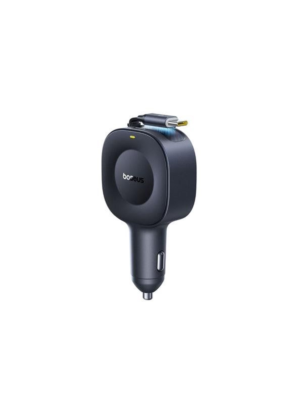 Baseus PrimeTrip VR2 30W Car Charger with Retractable USB-C Cable - Black