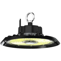 LED Strahler Deckenleuchte Werkstattleuchte Schwarz Aluminium IP65 D 24,4 cm