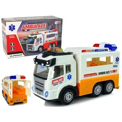 Ambulance Batterie Auto Lichter Geräusche