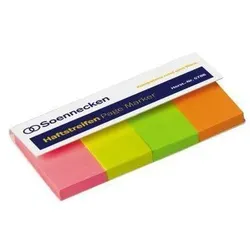 Soennecken Haftstreifen Page Marker 5788 20x50mm f. sort 200 Bl./Pack.