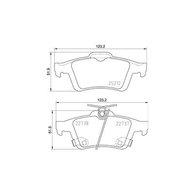 MAGNETI MARELLI Bremsbelagsatz, Scheibenbremse 363700424216 für Ford