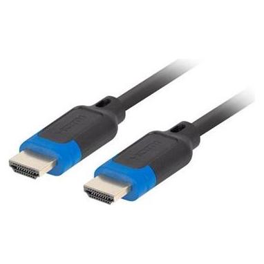 Lanberg Kabel HDMI - HDMI 100m czarny (CA-HDMI-30CC-0010-BK) (1 m) (CA-HDMI-30CC-0010-BK)