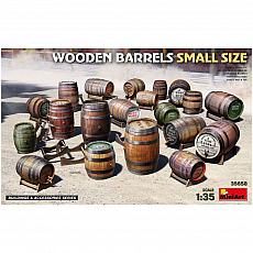 MiniArt - Wooden Barrels Small Size - 1:35 - 20 Fässer 311224