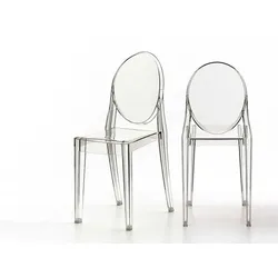 Kartell Stuhl Victoria Ghost, Designer Philippe Starck, 38x90x47 cm