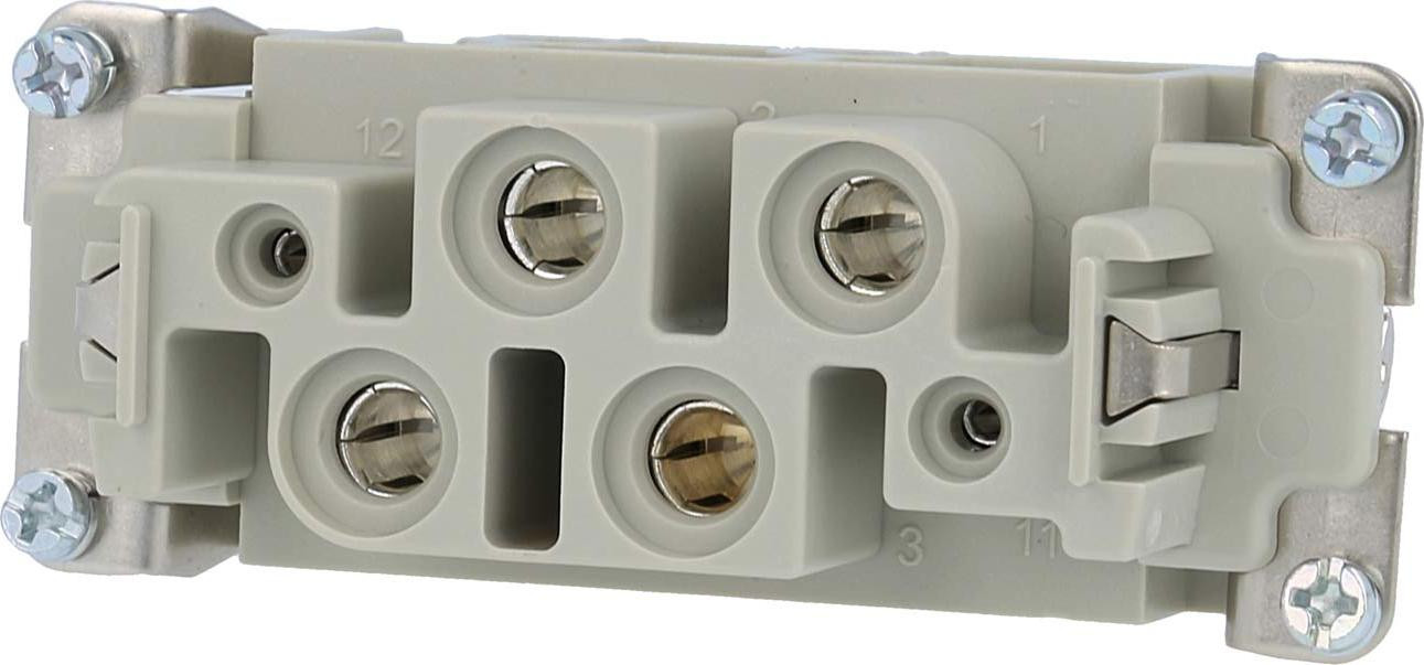 Harting Han K4/2 busseinsatz (F) schroefklem 6-polig 4/2+PE 830V-400V stuurcontact 80A/16A